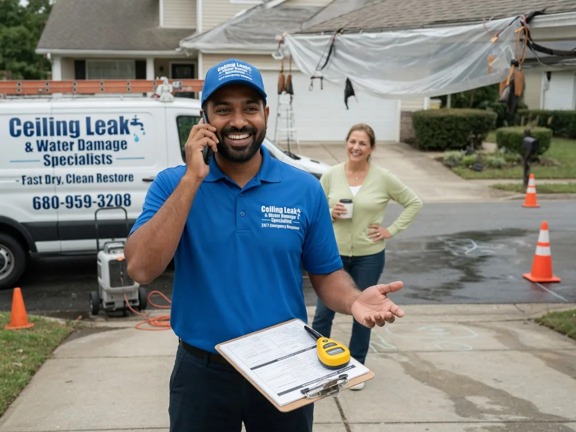 Ceiling Leak Cleanup Upper Falls, MD FAQs